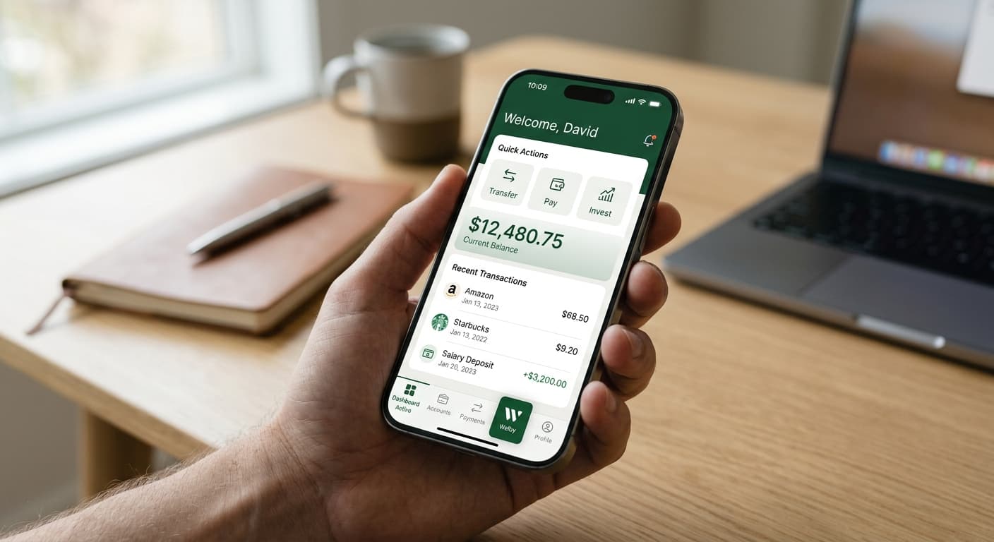 Welby Mobile Mockup - User Experience Overview